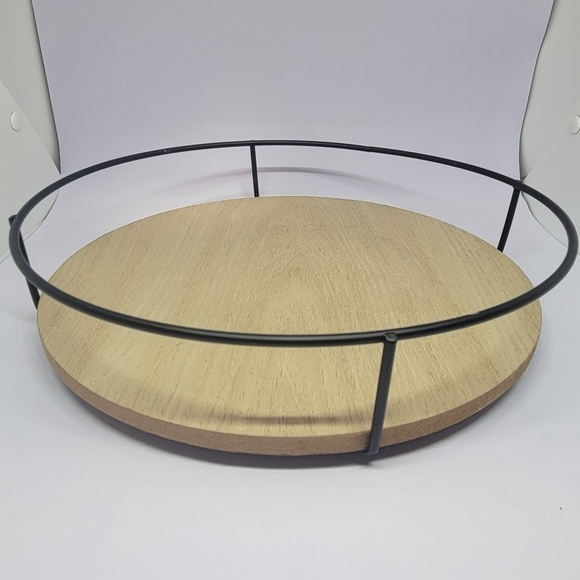 Other - 1 Left!! Wooden Lazy Susan Rotating Tray – Kitchen & Dining Organizer - NWT